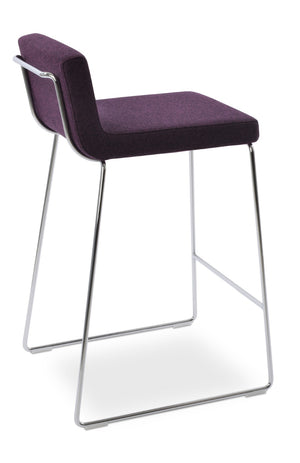Soho Concept Dallas Wire Barstools & Counterstools - Stylish Chrome Finish, Durable Wool Fabric, 10-year Guarantee   Soho-concept-dining-chair-11477
