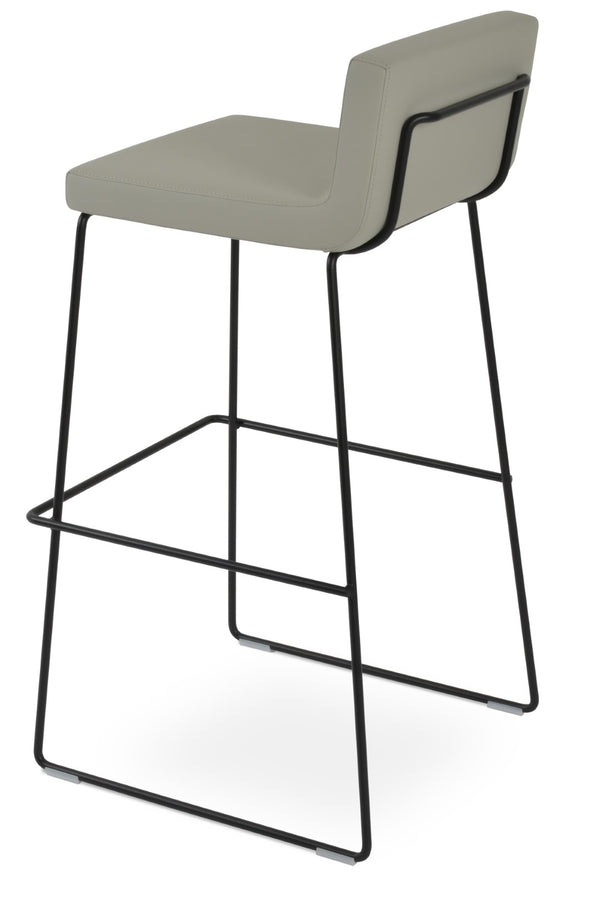 Soho Concept Dallas Wire Handle Barstools & Counterstools - Stylish Leatherette Seats With 2-year Guarantee! Black,Light Grey  Soho-concept-dining-chair-11483