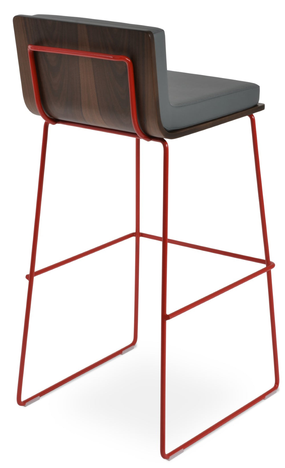 Soho Concept Dallas-pl Wood Barstools & Counterstools - Premium Upholstery, Solid Beech Base, Stylish Design! Red,Grey,Walnut  Soho-concept-dining-chair-11327