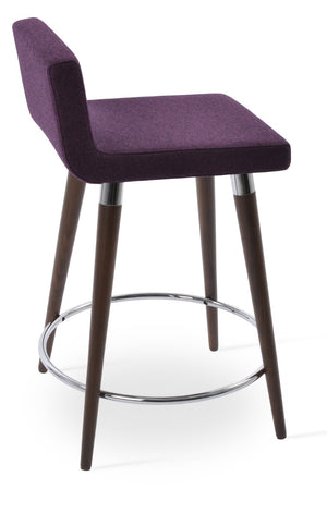 Soho Concept Dallas Wood Barstools & Counterstools - Ergonomic Design, Durable Camira Fabric, 10-year Warranty   Soho-concept-dining-chair-11351