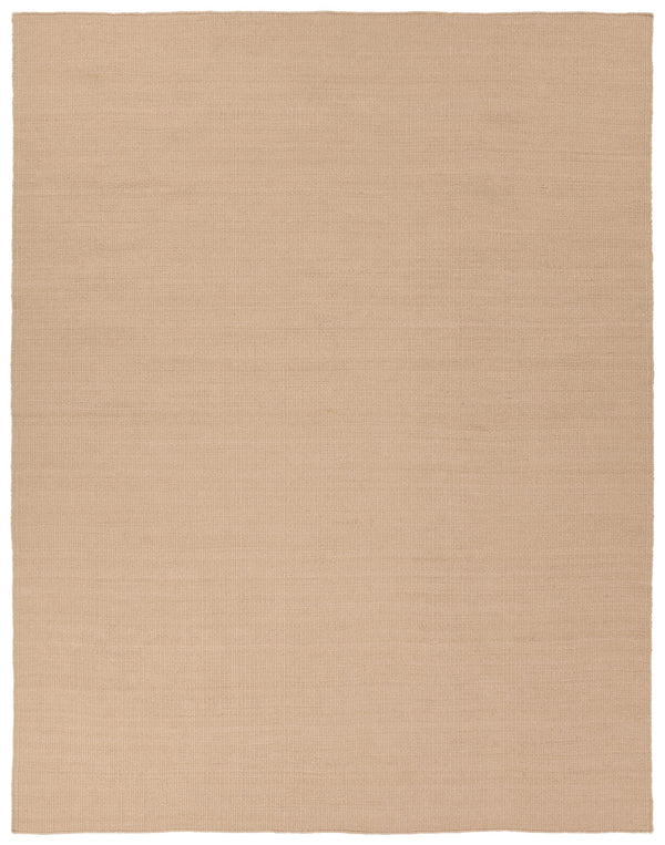 Jaipur Living Jaipur Living Cordova Handwoven Recycled Pet Tan Rug for Patios and Rooms RUG157219