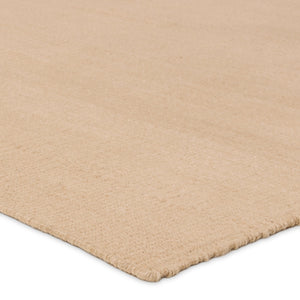 Jaipur Living Jaipur Living Cordova Handwoven Recycled Pet Tan Rug for Patios and Rooms RUG157219
