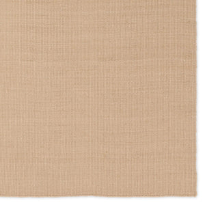 Jaipur Living Jaipur Living Cordova Handwoven Recycled Pet Tan Rug for Patios and Rooms RUG157219