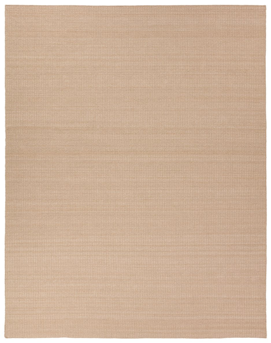 Jaipur Living Dante Facet Dan02 Handwoven Handmade 100% Pet Yarn Solids Solid Outdoor Rug Tan 100% Pet Yarn Rug157225