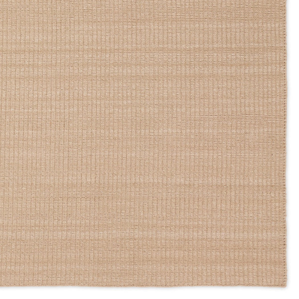 Jaipur Living Dante Facet Dan02 Handwoven Handmade 100% Pet Yarn Solids Solid Outdoor Rug Tan 100% Pet Yarn Rug157225