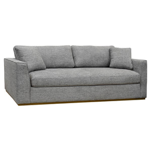 Lh Imports Anderson Sofa - Elevate Your Living Room With Modern Comfort And Sophisticated Style Today! Grey Pine,Hardwood,Pu Foam,Polyester Fiber,100% Polyester Fabric Dav008-sha