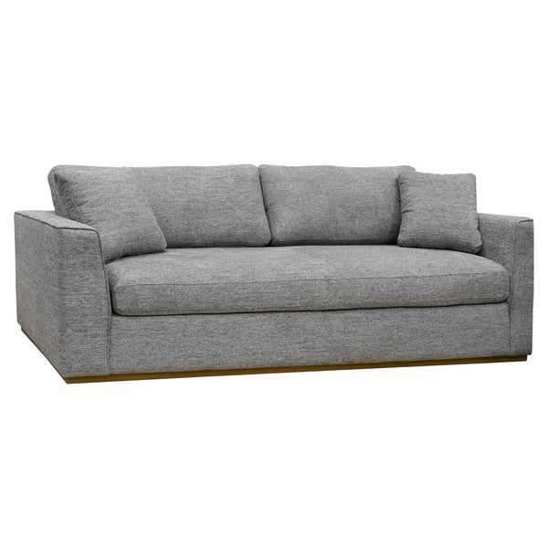 Lh Imports Anderson Sofa - Elevate Your Living Room With Modern Comfort And Sophisticated Style Today! Grey Pine,Hardwood,Pu Foam,Polyester Fiber,100% Polyester Fabric Dav008-sha