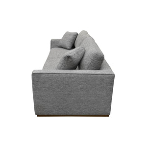 Lh Imports Anderson Sofa - Elevate Your Living Room With Modern Comfort And Sophisticated Style Today! Grey Pine,Hardwood,Pu Foam,Polyester Fiber,100% Polyester Fabric Dav008-sha