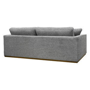 Lh Imports Anderson Sofa - Elevate Your Living Room With Modern Comfort And Sophisticated Style Today! Grey Pine,Hardwood,Pu Foam,Polyester Fiber,100% Polyester Fabric Dav008-sha