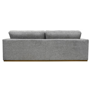 Lh Imports Anderson Sofa - Elevate Your Living Room With Modern Comfort And Sophisticated Style Today! Grey Pine,Hardwood,Pu Foam,Polyester Fiber,100% Polyester Fabric Dav008-sha
