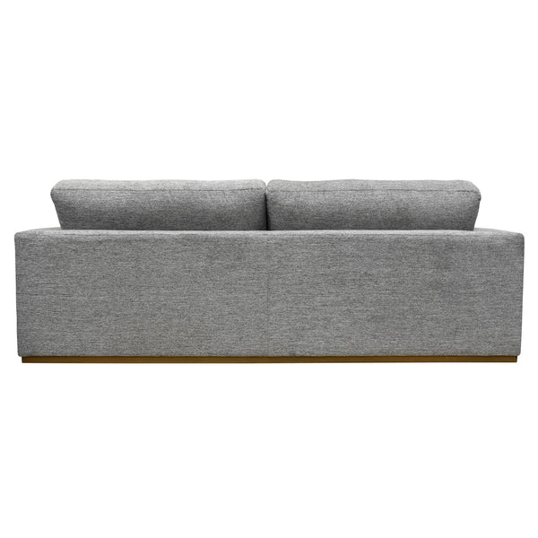 Lh Imports Anderson Sofa - Elevate Your Living Room With Modern Comfort And Sophisticated Style Today! Grey Pine,Hardwood,Pu Foam,Polyester Fiber,100% Polyester Fabric Dav008-sha
