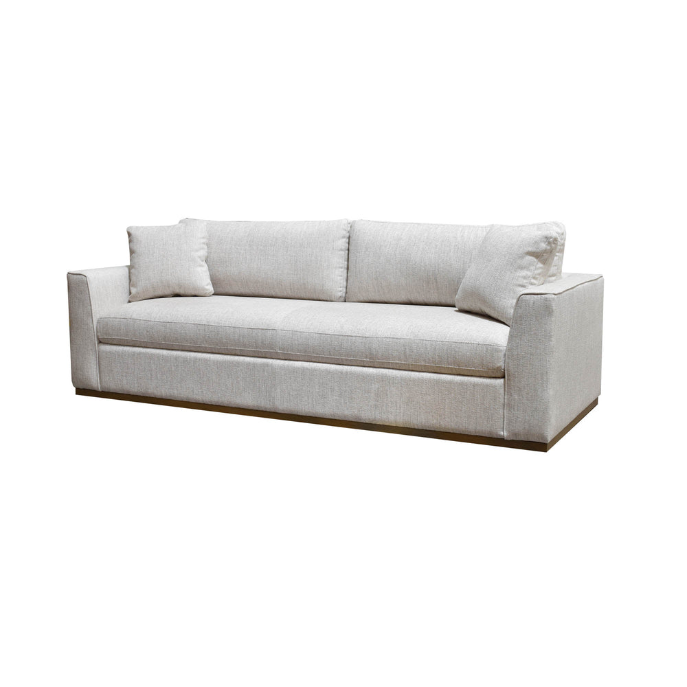 Lh Imports Anderson Sofa - Elevate Your Living Room With Modern Comfort And Sophisticated Style Today! Beige Pine,Hardwood,Polyester,Pu Foam,Polyester Fiber Dav008-wl