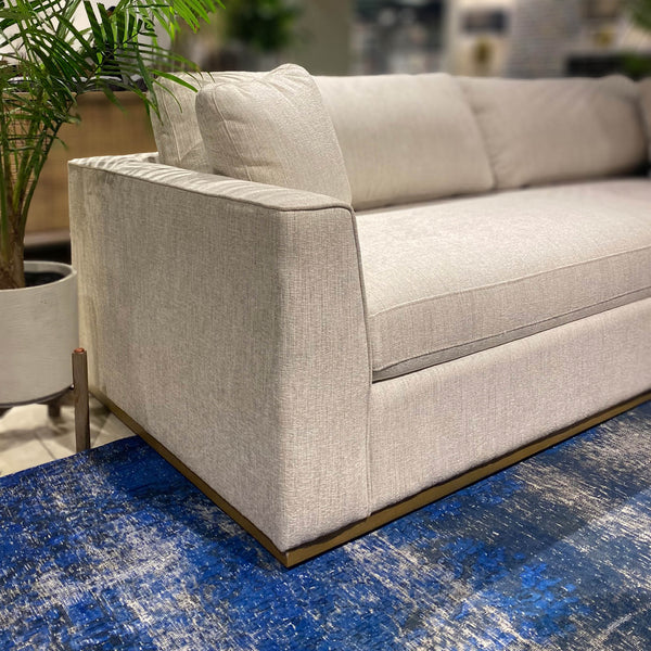 Lh Imports Anderson Sofa - Elevate Your Living Room With Modern Comfort And Sophisticated Style Today! Beige Pine,Hardwood,Polyester,Pu Foam,Polyester Fiber Dav008-wl