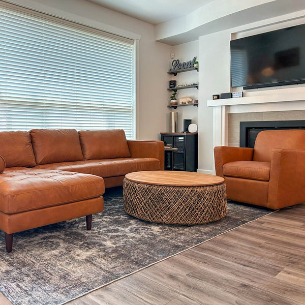 Lh Imports Cooper Swivel Club Chair - Modern Comfort For Stylish Living Rooms And Effortless Entertaining Brown Pine,Hardwood,Metal,Pu Foam,Leather Dav011-cog