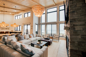 Lh Imports Sullivan Sectional Modular Sofa - Durable Comfort For Entertaining, Stylish Design For Any Home Grey ,Light Polyester,Linen,Pine,Hardwood,Pu Foam,Polyester Fiber Dav013-arml