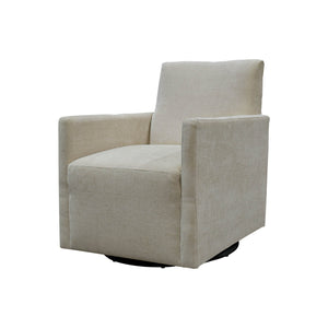 Lh Imports Riley Swivel Club Chair - Elegant Comfort And Modern Design For Your Stylish Home Décor Upgrade Beige Pine,Plywood,Metal,Pu Foam,Polyester Dav033-itd