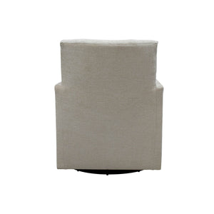 Lh Imports Riley Swivel Club Chair - Elegant Comfort And Modern Design For Your Stylish Home Décor Upgrade Beige Pine,Plywood,Metal,Pu Foam,Polyester Dav033-itd