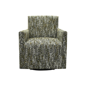 Lh Imports Riley Swivel Club Chair - Elegant Comfort And Modern Design For Your Stylish Home Décor Upgrade Green Pine,Plywood,Metal,Pu Foam,Polyester Dav033-pgn
