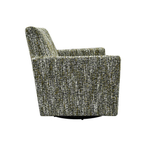Lh Imports Riley Swivel Club Chair - Elegant Comfort And Modern Design For Your Stylish Home Décor Upgrade Green Pine,Plywood,Metal,Pu Foam,Polyester Dav033-pgn