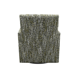 Lh Imports Riley Swivel Club Chair - Elegant Comfort And Modern Design For Your Stylish Home Décor Upgrade Green Pine,Plywood,Metal,Pu Foam,Polyester Dav033-pgn