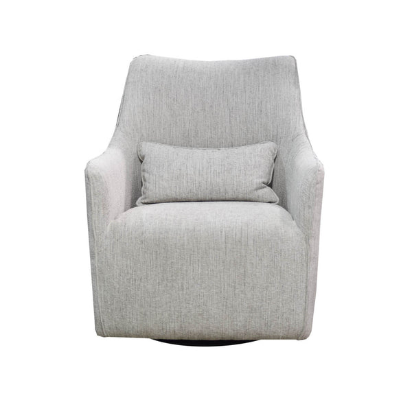 Lh Imports Lilith Swivel Chair - Stylish Brick Chenille Upholstery For Modern Home Décor And Comfort Beige Pine,Plywood,Metal,Pu Foam,100% Polyester Fabric Dav034-wl