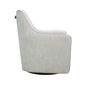 Lh Imports Lilith Swivel Chair - Stylish Brick Chenille Upholstery For Modern Home Décor And Comfort Beige Pine,Plywood,Metal,Pu Foam,100% Polyester Fabric Dav034-wl
