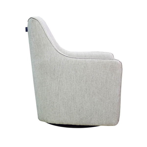 Lh Imports Lilith Swivel Chair - Stylish Brick Chenille Upholstery For Modern Home Décor And Comfort Beige Pine,Plywood,Metal,Pu Foam,100% Polyester Fabric Dav034-wl