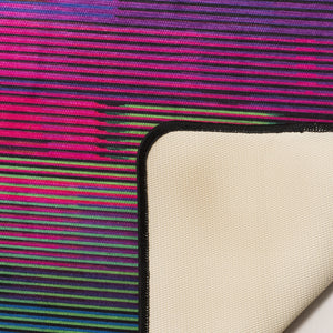 Safavieh Daytona Medium Rectangle Area Rug - Bold Black & Fuchsia Design, Durable, Washable, Oeko-tex Certified Black ,Fuchsia Polyester Day103f-5