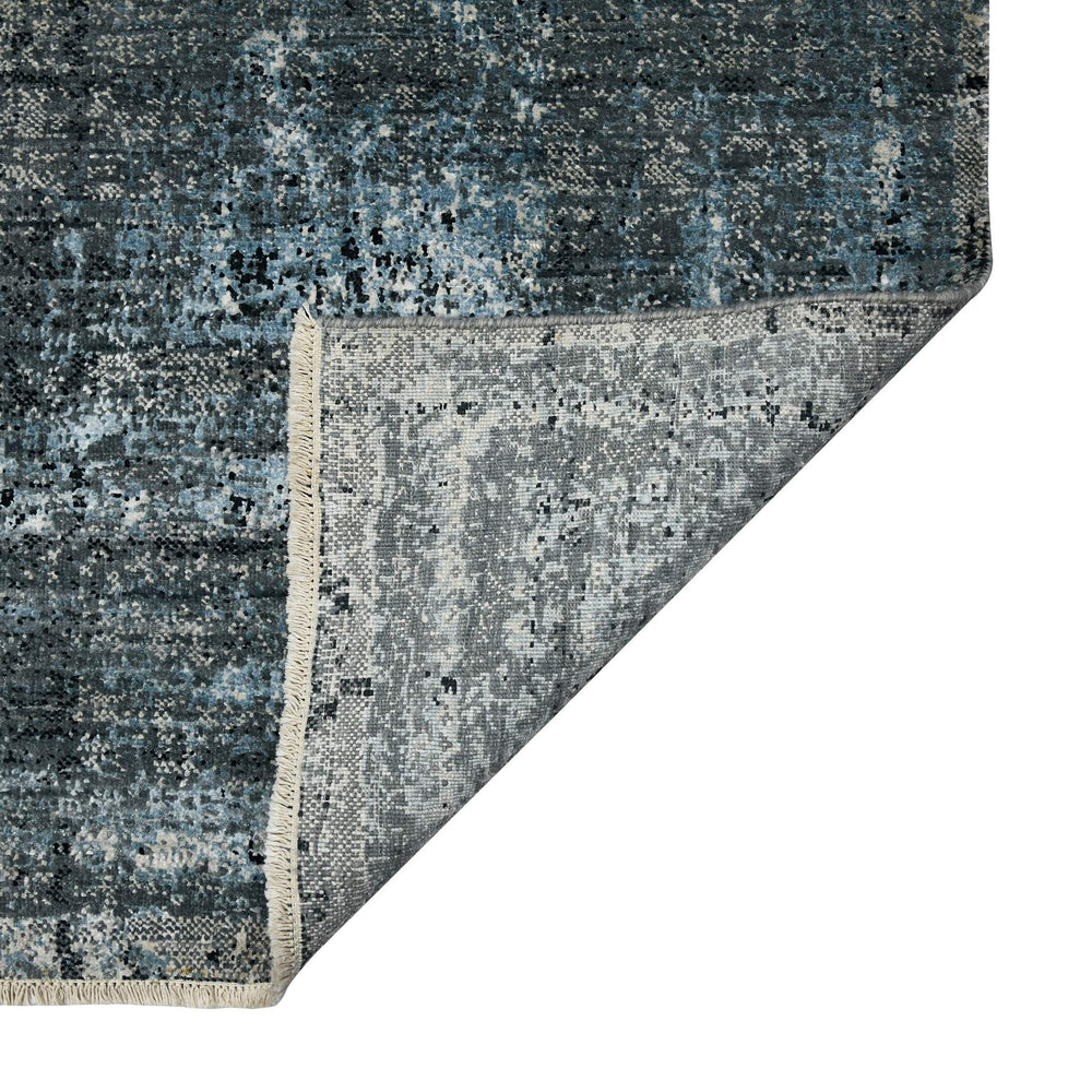 AMER Rugs Dazzle Hand-knotted Wool Silk Area Rug Transitional Abstract Low Pile Accent DAZ1230203