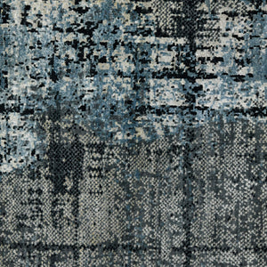 Dazzle Hand-knotted Wool Silk Area Rug Transitional Abstract Low Pile Accent
