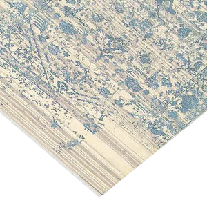Dazzle Hand-knotted Wool Silk Abstract Area Rug for Modern and Transitional Living Spaces