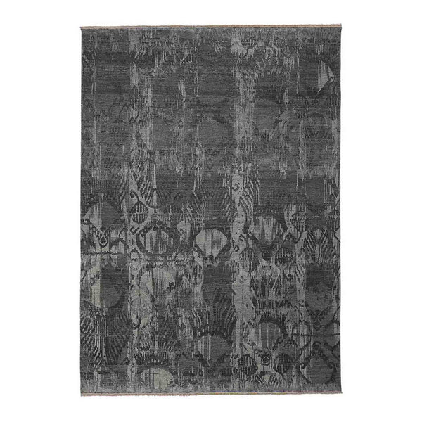 AMER Rugs Dazzle Wool Silk Hand-knotted Abstract Area Rug Artisan Crafted Low Pile for Modern Spaces 6' X 9' DAZ40609