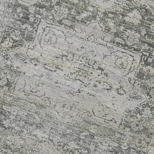 Dazzle Hand-knotted Wool Silk Abstract Area Rug Artisan Low Pile Modern Accent