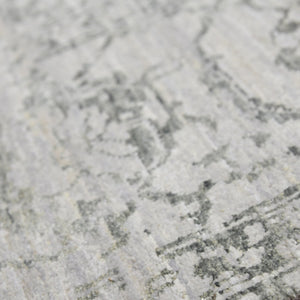 Dazzle Hand-knotted Wool Silk Abstract Area Rug Artisan Low Pile Modern Accent