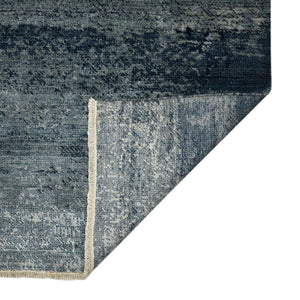 Dazzle Hand-knotted Wool Silk Area Rug Abstract Artisan Weave for Modern Living