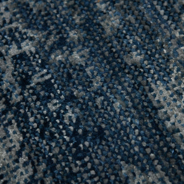 Dazzle Hand-knotted Wool Silk Area Rug Abstract Artisan Weave for Modern Living
