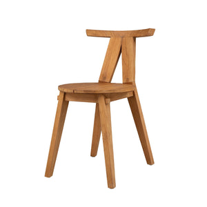 Lh Imports D-bodhi Artisan Buffalo Dining Chair – Unique Teak Wood Design With Distinctive Joinery & Character Brown Teak Wood Dba141