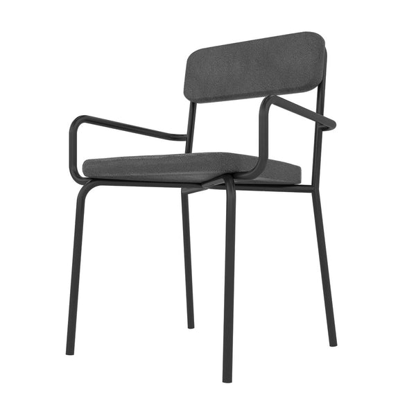 Manhattan Comfort Whythe Modern Dining Chair Black DC-2PZ-212