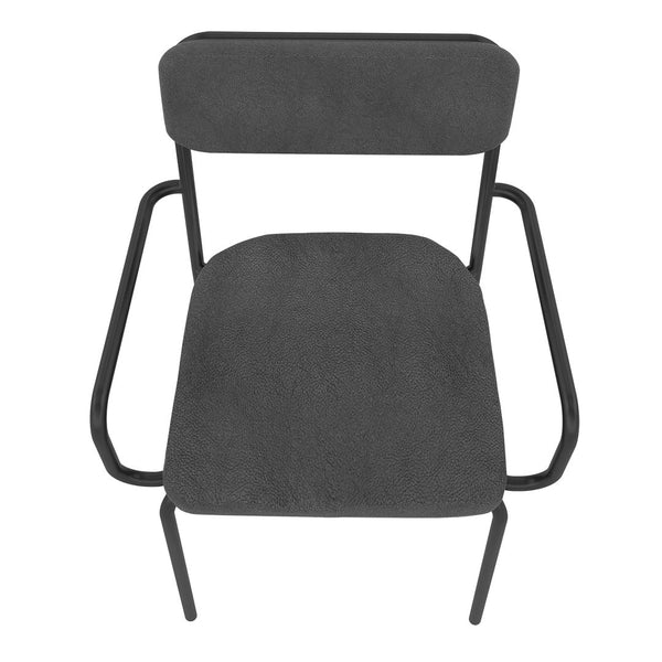 Manhattan Comfort Whythe Modern Dining Chair Black DC-2PZ-212