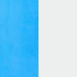 English Elm HERCULES Adjustable Padded Shower Stool - Non-Slip, Lightweight, Tool-Free, and Comfortable Design DC-HY3401LE-WHTBLU-GG