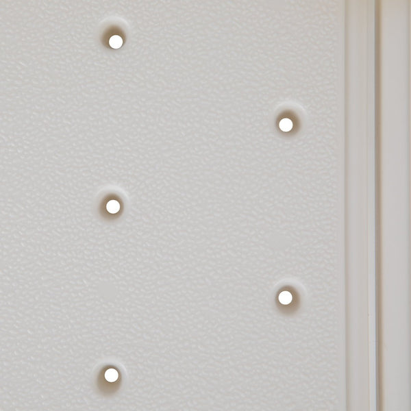 English Elm HERCULES Adjustable Bath & Shower Transfer Bench for Safe, Comfortable Mobility with 300 lbs Capacity White DC-HY3510L-WH-GG