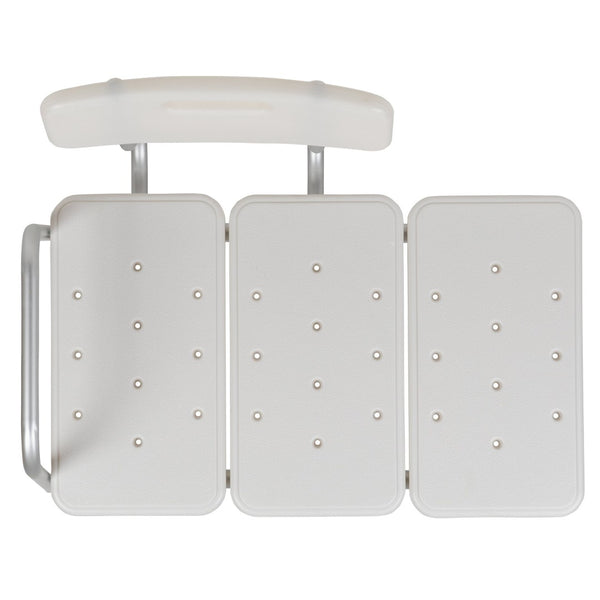 English Elm HERCULES Adjustable Bath & Shower Transfer Bench for Safe, Comfortable Mobility with 300 lbs Capacity White DC-HY3510L-WH-GG