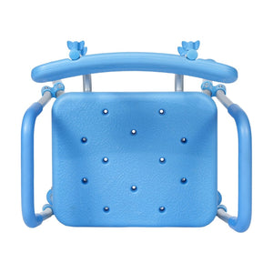 English Elm HERCULES Adjustable Bath & Shower Chair for Safety, Stability, and Custom Comfort Up to 300 lbs Blue DC-HY3520L-BLU-GG