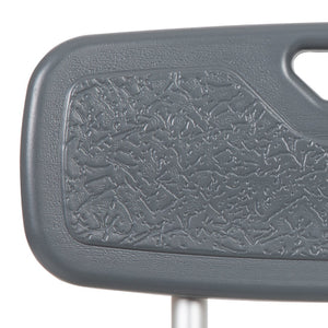 English Elm HERCULES Adjustable Bath & Shower Chair for Safety, Stability, and Custom Comfort Up to 300 lbs Gray DC-HY3520L-GRY-GG