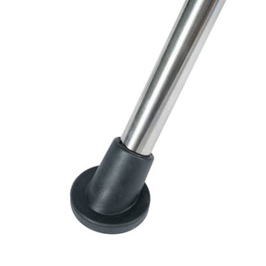 English Elm HERCULES Portable Folding Travel Toilet with Tissue Holder - Comfortable, Compact, Easy Setup! DC-HY6118S-SLVBLK-GG