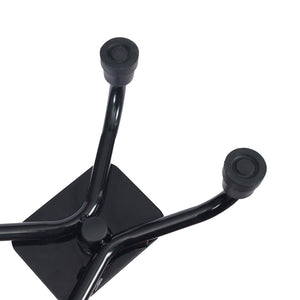 English Elm HERCULES Adjustable Quad Cane for Stability, Comfort Grip Handle, 4-Prong Base, Ambidextrous Use DC-HY7401L-BLK-GG