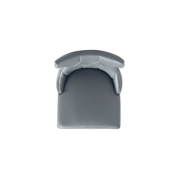 Manhattan Comfort Reine Traditional Dining Chairs - Set of 2 Pebble Grey DC007-PE