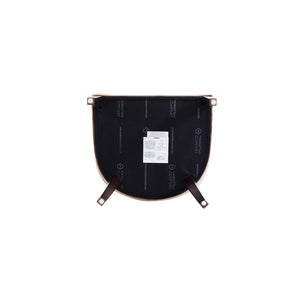 Fifth Avenue Faux Leather Dining Armchair in Tan and Walnut DC008AR-TN Manhattan Comfort