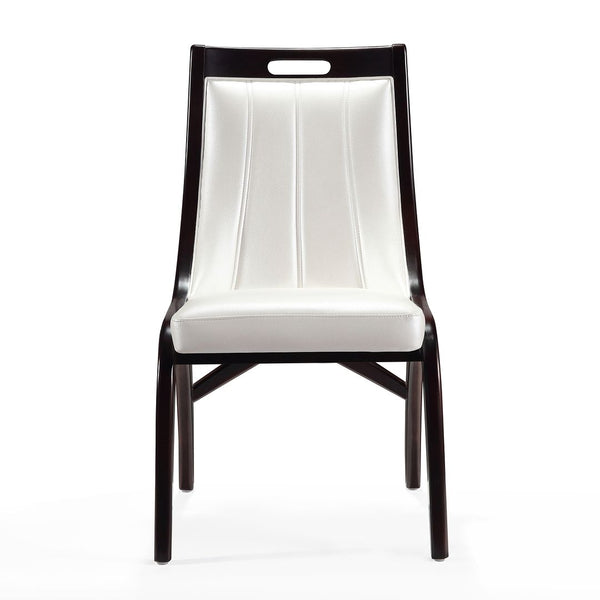 Manhattan Comfort Danube Traditional Dining Chair - Set of 2 Pearl White DC024-PW