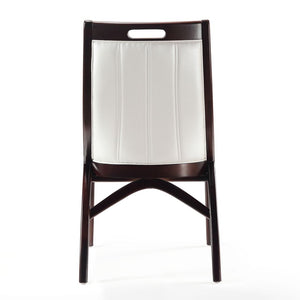 Manhattan Comfort Danube Traditional Dining Chair - Set of 2 Pearl White DC024-PW